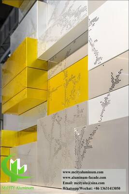 건축 3003 알루미늄 정면 시스템