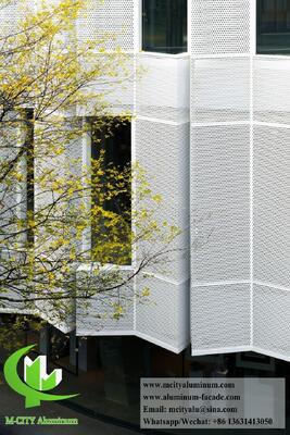 계약자용 PVDF 알루미늄 정면 시스템 사용자 지정 패널