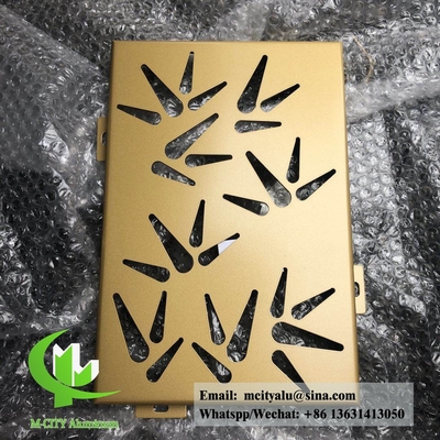3mm 두께의 파우더로 코팅 된 외관용 고형 알루미늄 패널