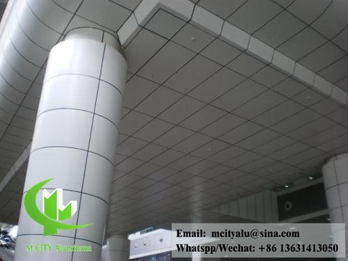 외형 둥근 구멍 perforated 금속 판 aluminum panel for facade or ceiling