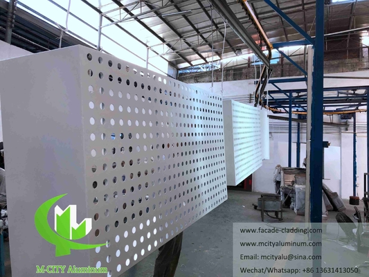 외관 건축용 알루미늄 표면 perforated panel for cladding