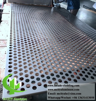 중국 외관 건축 알루미늄 표면 perforated 패널의 제조자