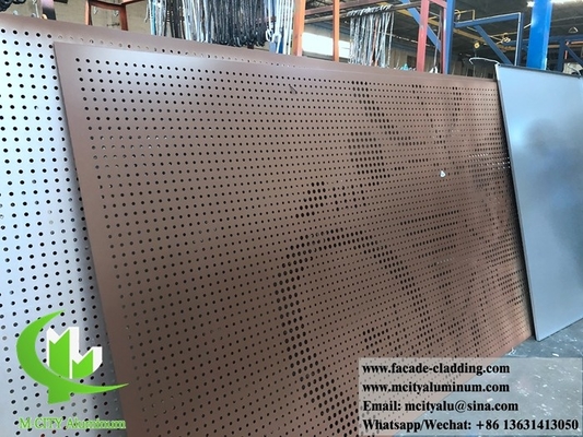 CNC Architectural perforated sheet metal Outdoor aluminum sheet facade cladding 3mm folded (CNC 건축물 perforated sheet metal) 옥외 알루미늄 시트 프래시드 클래딩 3mm 접힌