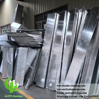 CNC 금속 패널 알루미늄 플루오르 탄소 판 perforated 패널 커튼 벽면 위장