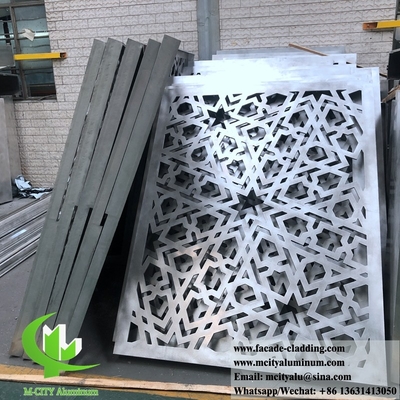 건물 표면용 3D 접힌 알루미늄 패널
