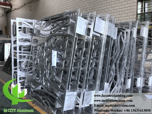 10mm 레이저 절단 금속 판 알루미늄 패널 외관 표면