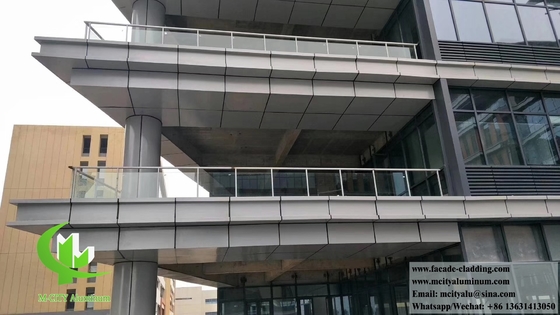 중국 공급자 3mm 금속 알루미늄 패널 알루미늄 가루로 코팅 된 표면
