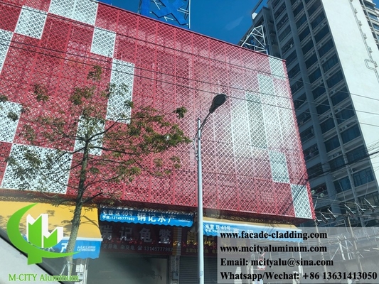 구멍이 뚫린 금속 포장판 금속 표면 3mm 알루미늄 판