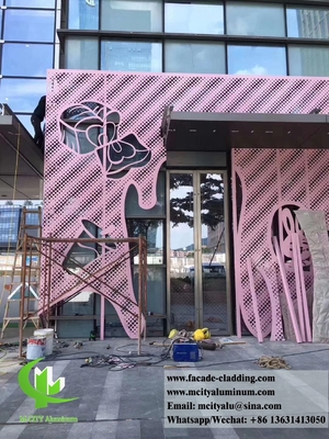 외관 벽 천장 금속 정면 알루미늄 패널 perforated sheet 공급 업체 중국