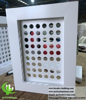 외관 벽 천장 금속 정면 알루미늄 패널 perforated sheet 공급 업체 중국