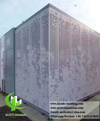 3mm 구멍 뚫린 금속판 벽면 알루미늄 벽 천장 프로젝트