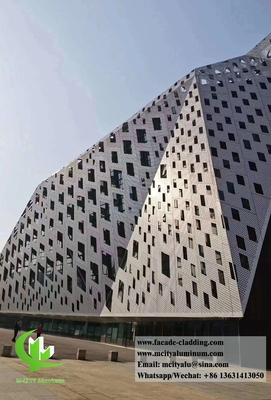 노갈 방지 뚫린 금속 정면 뚫린 스크린 정면 알루미늄