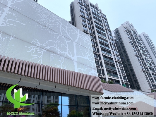 금속 안티강화판 건물용 정형 알루미늄 판 perforated Guangzhou 공급자
