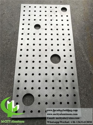 금속 안티강화판 건물용 정형 알루미늄 판 perforated Guangzhou 공급자