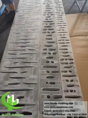 3D 외관 건축 장식용 알루미늄 표면