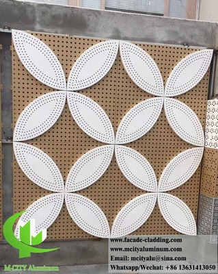 3D 모양 금속 판 알루미늄 정면 구멍 판 황금색