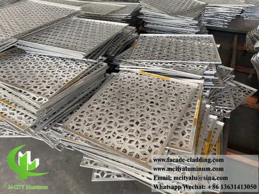 고체 벽 엽지 금속 패널 알루미늄 정면 조각 색상 3mm 두께