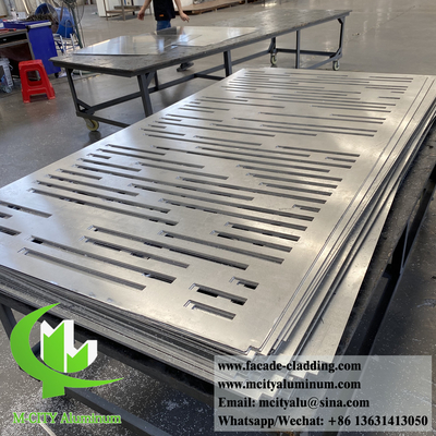 금속 스크린 perforating aluminum perforated panels for wall clad facade (벽에 가려진 외관용 알루미늄 펀싱 패널)