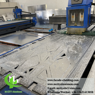 금속 스크린 perforating aluminum perforated panels for wall clad facade (벽에 가려진 외관용 알루미늄 펀싱 패널)