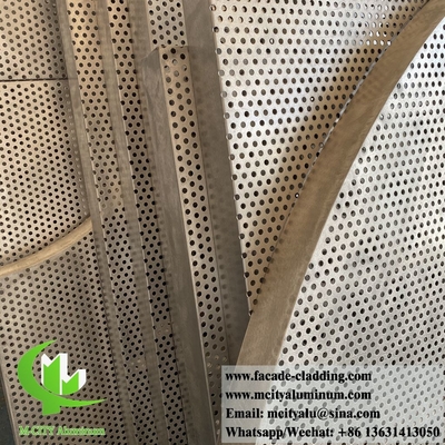 뚫린 금속 장판 알루미늄 천장 장식