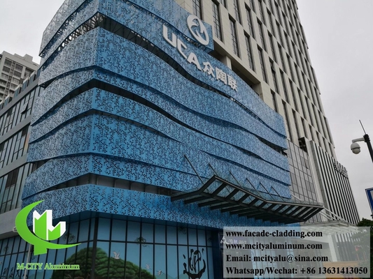 레이저 절단 금속 스크린 알루미늄 패널 중국 스타일 전통 디자인 장식용 홀 패턴