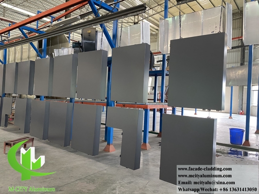 PVDF 3mm 두께의 금속 클래싱 알루미늄 스크린 건물 벽 표면, 클래싱, 기둥을 장식하기 위해