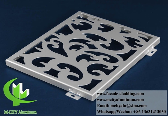 옥외 장식 스크린 패널 천장 벽 엽 Aluminum Sheet For Ceiling Wall Cladding Facade System