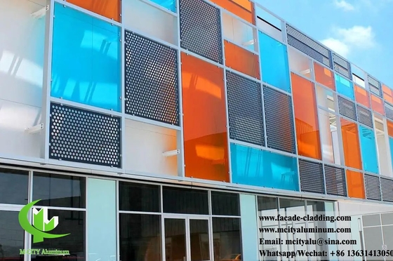 건축용 금속 스크린 알루미늄 엽 perforating screen 외관 표면 클레이딩