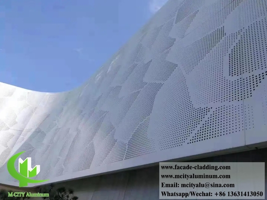 건축용 금속 스크린 알루미늄 엽 perforating screen 외관 표면 클레이딩