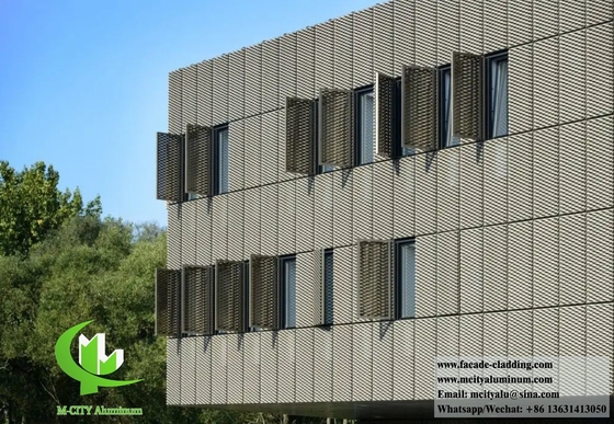 건축용 금속 스크린 알루미늄 엽 perforating screen 외관 표면 클레이딩