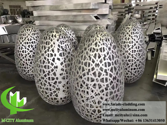 빨간색 금속 클래딩 3D 디자인