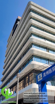 외부 금속 벽 정면 고형 알루미늄 클래싱 패널 3mm PVDF 코팅 20 년 보증