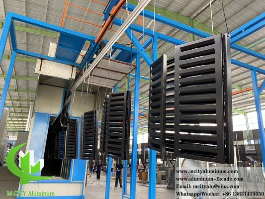 좋은 가격 파우더 코팅 알루미늄 AC 커버 사용자 정의 패턴과 1.5-10mm 두께로 열 펌프 보호 온라인으로