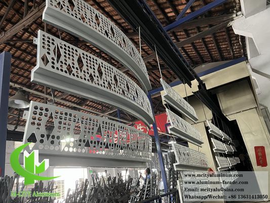 좋은 가격 맞춤형 벽 클래딩 디자인을 위한 3mm 두께 분체 도장 CNC 절단 알루미늄 시트 온라인으로