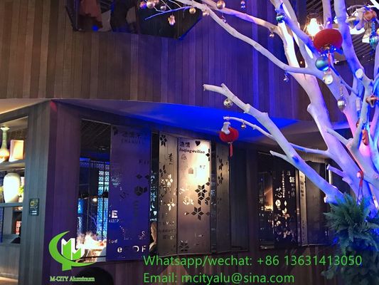 좋은 가격 맞춤형 패턴 알루미늄 스크린 패널 (분체 코팅 레이저 컷 패널, 1.5-10mm 두께) 온라인으로