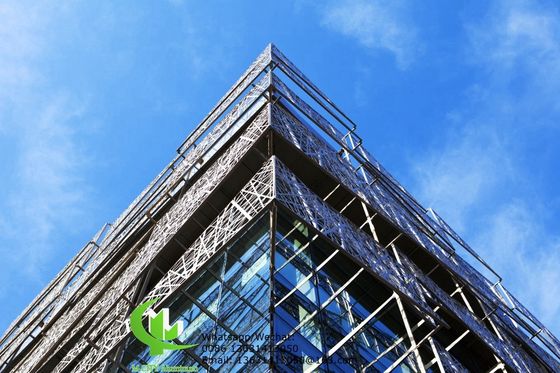 좋은 가격 고형 패널 알루미늄 장단 금속 판판 위장 커튼 벽 위장 장식용 2.5mm 두께 굽기 판 온라인으로