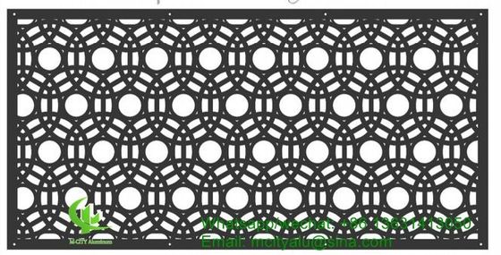 좋은 가격 파우더 코팅 맞춤형 디자인 퍼포레이트 알루미늄 패널 1000x2000mm 전면 및 장식 스크린 온라인으로