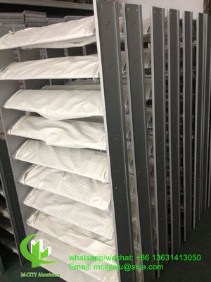 좋은 가격 파우더 코팅 알루미늄 선 루버 6063-T5/T6 알루미늄 합금 100mm에서 600mm 사이즈 범위 온라인으로