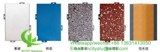 좋은 가격 PVDF 마감 및 맞춤형 패턴의 알루미늄 장식 패널 (커튼월 외장용, 1000x2000mm 사이즈) 온라인으로