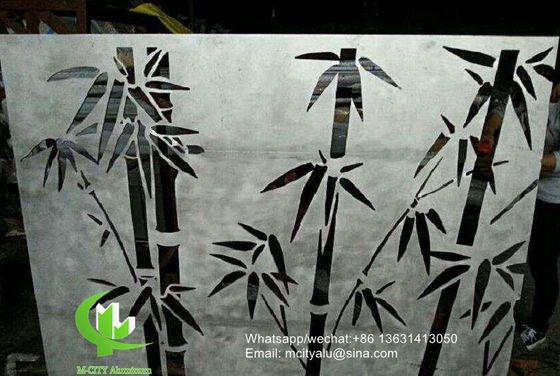 좋은 가격 3mm Bambu Pattern Aluminum Solid Panel with PVDF Paint for Facade Cladding 3mm 대나무 패턴 알루미늄 솔리드 패널 온라인으로