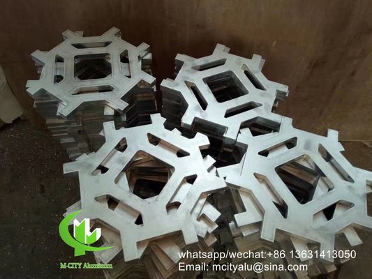 좋은 가격 외벽용 CNC 조각 2.5mm 두께 분체 도장 천공 알루미늄 클래딩 패널 온라인으로