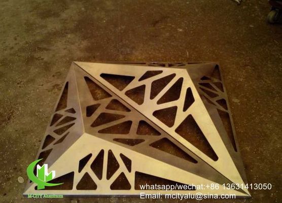 좋은 가격 파우더 코팅 알루미늄 클래딩 패널 온라인으로