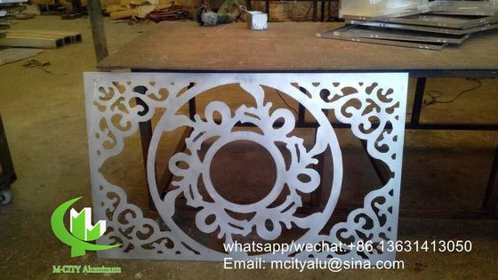 좋은 가격 레이저 절단 패널 뚫린 패널 흰색 알루미늄 클래싱용 금속 알루미늄 패널 온라인으로