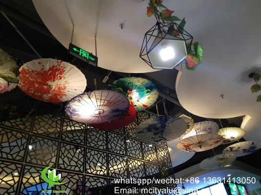 좋은 가격 파우더로 코팅 된 알루미늄 조각 패널, 사용자 지정 RAL 색상과 CNC 레이저 절단 온라인으로