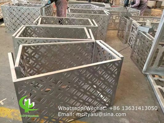 좋은 가격 2.5mm 두께 파우더 코팅 알루미늄 AC 커버 온라인으로