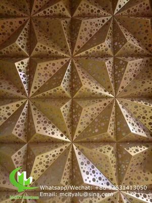 좋은 가격 맞춤형 RAL 색상의 1000x2000mm 분체 도장 알루미늄 레이저 컷 패널 (장식용 외관용) 온라인으로