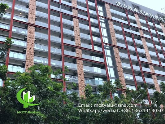 좋은 가격 알루미늄 고형 패널 금속 엽판 정면 장장 울타리 굽기 엽 2.5mm 두께 커튼 벽 정면 장식 온라인으로