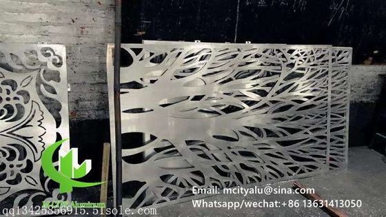 좋은 가격 2mm 두께 알루미늄 홀로 월 패널과 파우더 코팅 표면 및 맞춤 RAL 색상 온라인으로