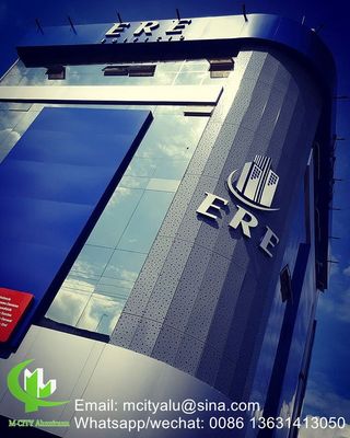 좋은 가격 맞춤형 패턴 외벽 마감재용 2mm 두께 분체 도장 알루미늄 속 빈 벽 패널 온라인으로