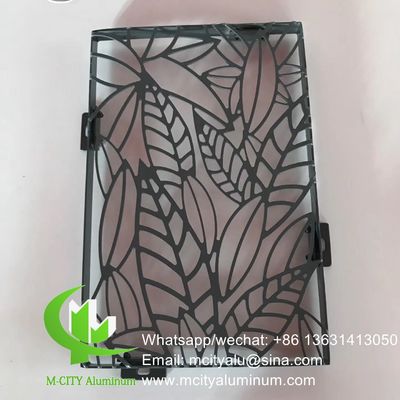 좋은 가격 맞춤형 외관 클래딩 및 커튼 월 장식을 위한 2.5mm 두께 분체 도장 천공 알루미늄 패널 온라인으로